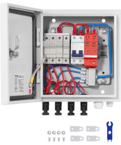 VEVOR Solar PV Combiner Box with 4 Strings