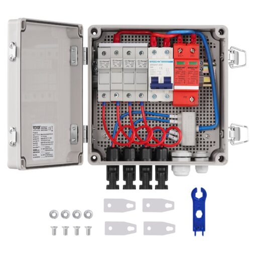 VEVOR 4 String Solar PV Combiner Box