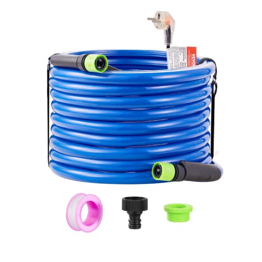 VEVOR 15m 50ft Heated Drinking Water Hose for RVs 45°F 427°C Antifreeze