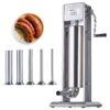 VEVOR 7L 15 lbs Stainless Steel Vertical Manual Sausage Stuffer with Dual Speed and Air Release Valve