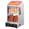 VEVOR 37L Commercial 2 Tier Electric Hot Dog Steamer and Bun Warmer with Slide Doors