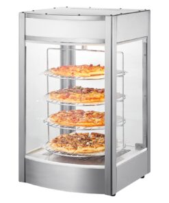 VEVOR 4 līmeņu komerciālais elektriskais picu sildītājs 35 cm (14") picām