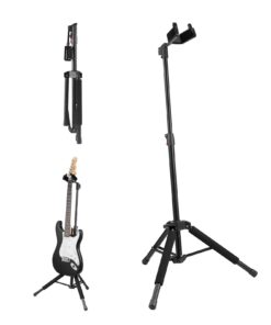 VEVOR Foldable Tripod Guitar Stand with Gravity Auto-Lock