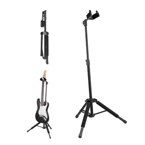 VEVOR Foldable Tripod Guitar Stand with Gravity Auto Lock