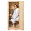 VEVOR Far Infrared Wooden Sauna Room for 1 Person