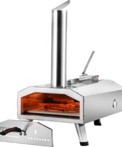 VEVOR 30 cm (12 collu) pārnēsājamā āra picu ceptuve