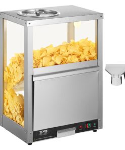 VEVOR 300W Nacho Chip Warmer with 80L/84.5QT Capacity for Popcorn