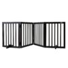 VEVOR Freestanding Foldable Wooden Dog Gate