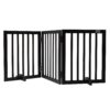 VEVOR Foldable Freestanding Wooden Dog Gate with Anti Slip Feet
