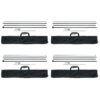VEVOR 4 Pack Feather Flag Pole Kit