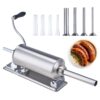 VEVOR 25L 6 lbs Manual Horizontal Sausage Stuffer with 201 Stainless Steel