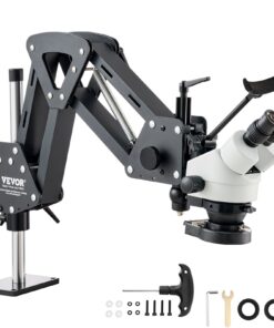 VEVOR 7X-45X Multi-Directional Microscope with Spring Bracket