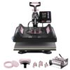 VEVOR 8 in 1 Multifunctional Heat Press Machine 38x38 cm 15x15 in with 30oz Tumbler Press for T Shirts