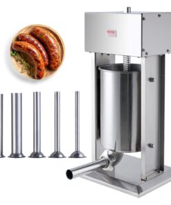 VEVOR 12L (25 lbs) Electric Sausage Stuffer with 200W Motor and Stepless Speed Control