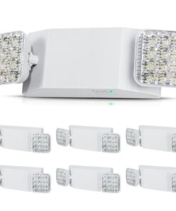 VEVOR Commercial LED Emergency Exit Lighting Fixture with Dual Adjustable Heads