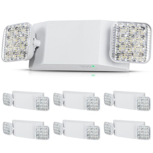 VEVOR Commercial LED Emergency Exit Lighting Fixture with Dual Adjustable Heads