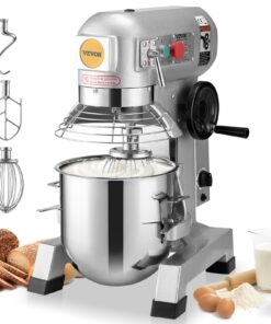 VEVOR komerciālais 18,7 l (6,6 gal) pārtikas maisītājs ar 1100 W motoru