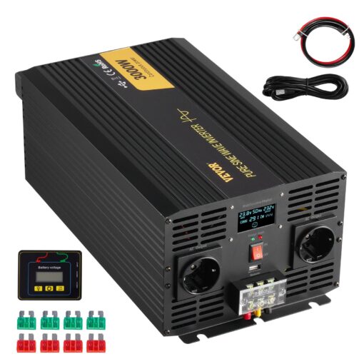 VEVOR 3000W Pure Sine Wave Power Inverter