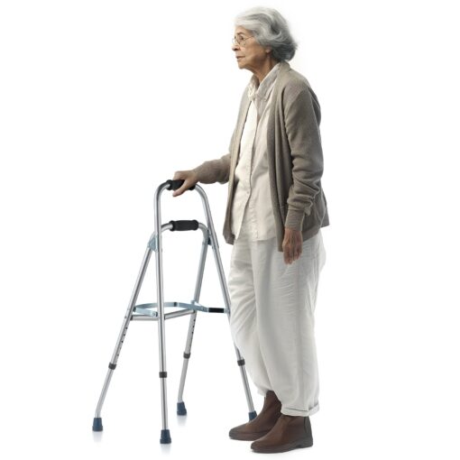 VEVOR Folding Hemi Walker for Seniors with Adjustable Height