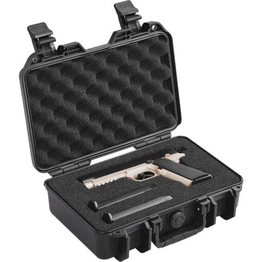 VEVOR IP67 Waterproof TSA Approved Hard Pistol Case with Pre cut PU Foam for 1 Handgun