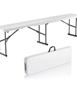 VEVOR 183 cm (6FT) Portable Folding Bench - Outdoor Picnic & Garden Seating