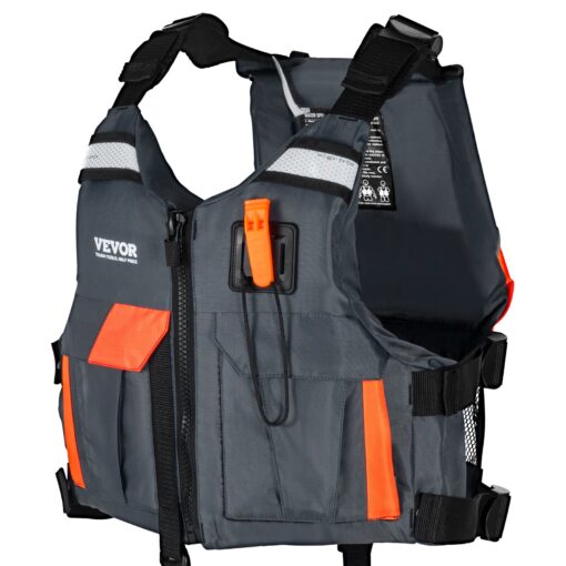 VEVOR Watersports Life Vest 85N Buoyancy for Men Women Medium Chest 89 147 cm 35 58 in