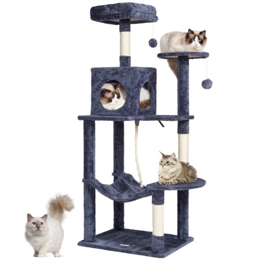 VEVOR Multi Level Cat Tree with Condo and Scratching Posts