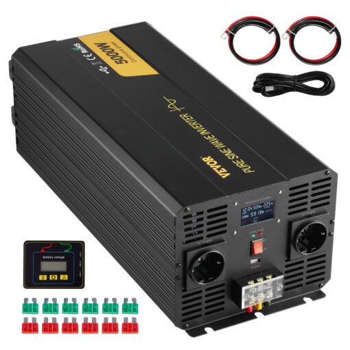 VEVOR 5000W Pure Sine Wave Power Inverter