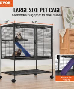 Клітка для тхора 77x52x92 см (30,3x20,5x36,2 дюйма)