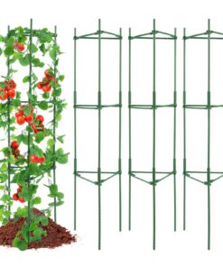 VEVOR Adjustable Height Tomato Cages for Garden - 160 cm (63 in) Plant Stakes