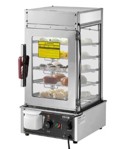 VEVOR 5-Tier Commercial Electric Food Warmer and Steamer with Temperature Control