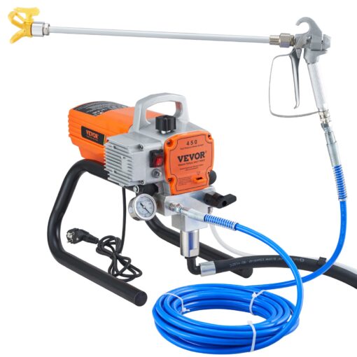 VEVOR 1800W High Pressure Airless Paint Sprayer with 9m Hose