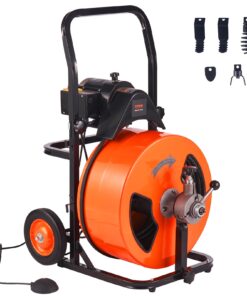 VEVOR Electric Drain Cleaner Machine with Auto Feed