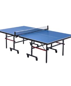 VEVOR Foldable Indoor Table Tennis Table with Clamp Net