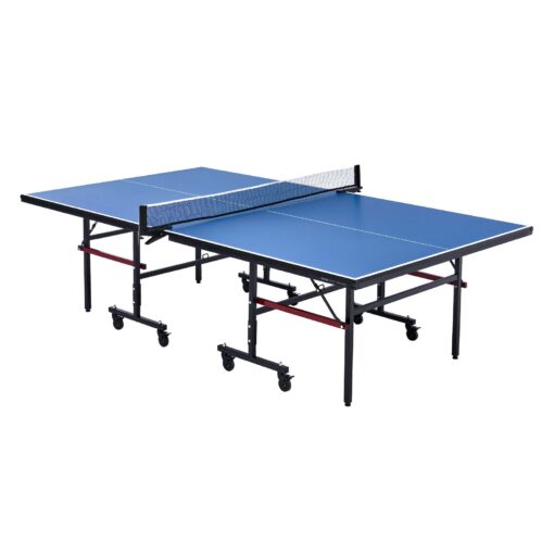 VEVOR Foldable Indoor Table Tennis Table with Clamp Net