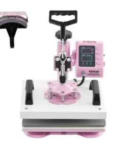 VEVOR 2-in-1 Heat Press Machine for T-Shirts and Hats