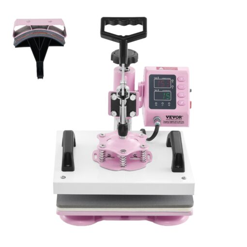 VEVOR 2 in 1 Heat Press Machine for T Shirts and Hats