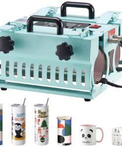 VEVOR Dual Station Tumbler Heat Press Machine for 11-30 oz (325-885 ml) Cups - Precise Digital Control and Quick 1-Minute Transfer