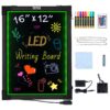 VEVOR LED Message Writing Board 40x30 cm 16x12 in   Multi Color Illuminated