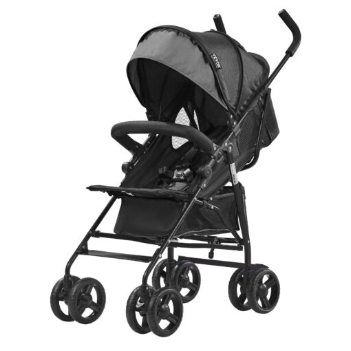 VEVOR Lightweight Compact Baby Stroller with Adjustable Backrest