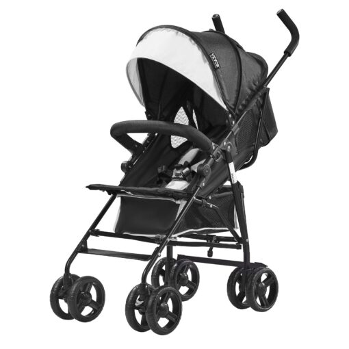 VEVOR Lightweight and Compact Foldable Stroller with Adjustable Backrest