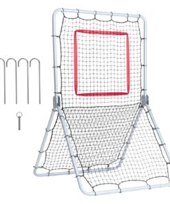 VEVOR beisbola un softbola atsitienu tīkls ar regulējamiem leņķiem