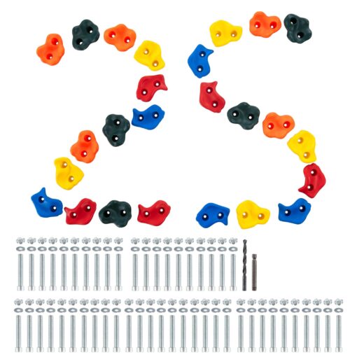 VEVOR 25 Piece Climbing Holds Set for Kids and Adults