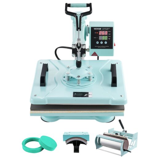 VEVOR 5 in 1 Heat Press Machine with 30oz Tumbler Attachment