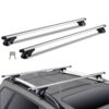 VEVOR Universal Roof Rack Crossbar 120cm 472 inch for Vehicles with Raised Side Rails