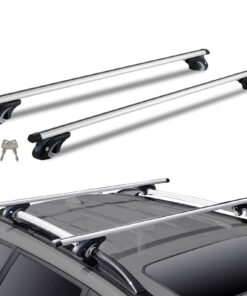 VEVOR Universal Roof Rack Crossbar 120cm (47.2-inch) for Vehicles with Raised Side Rails