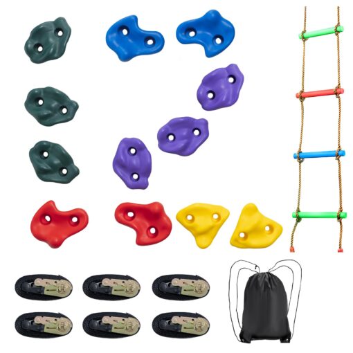 VEVOR Ninja Tree Climbing Kit with 12 Climbing Holds