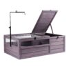 VEVOR Cedar Tortoise Habitat with Adjustable Lamp Holder