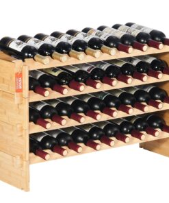 VEVOR Modular Bamboo Wine Rack