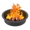 VEVOR 40 Inch 1016 mm Outdoor Steel Fire Pit Ring Liner for DIY Campfires
